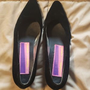 Black velvet, Susan Bennis Warren Edwards heels